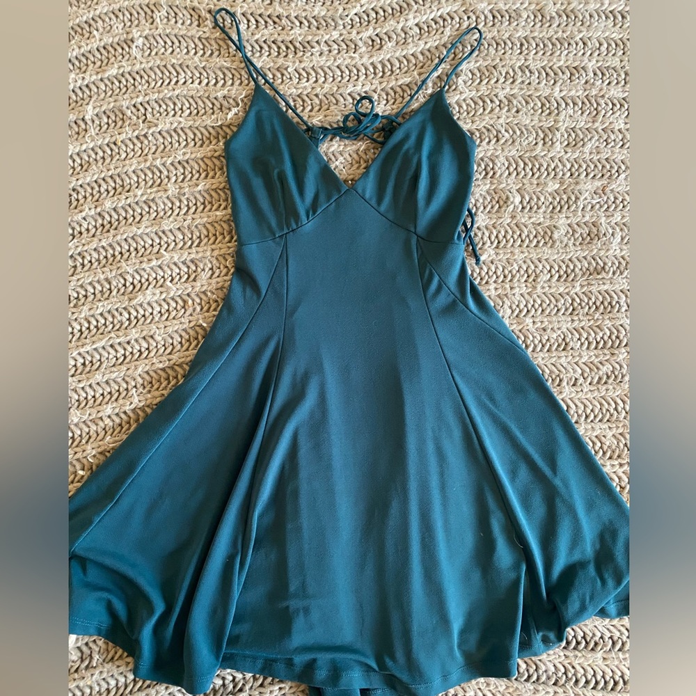 Blue dress